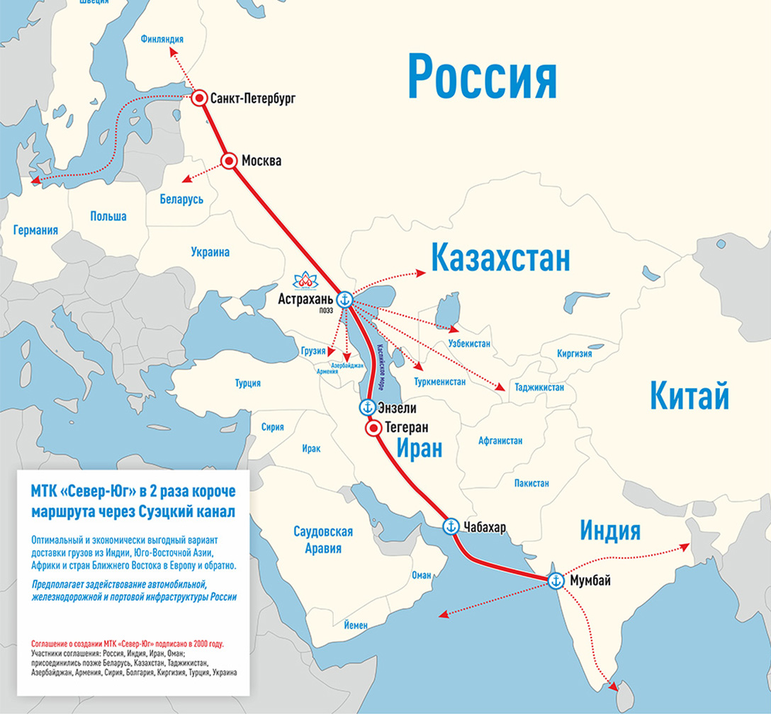 Морской путь из россии в индию карта